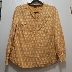 Floral Yellow Blouse